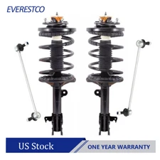 Front Struts Assembly w/ Sway Bar Links For 01-02 Acura MDX 03-05 Honda Pilot