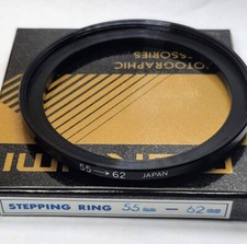 55-62mm Metal Step Up Stepping Lens Filter Adapter Ring 55mm-62mm 55-62 Marumi