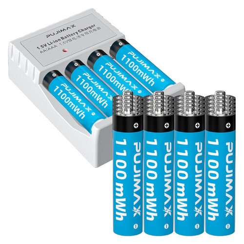 1.5V AA AAA Rechargeable Li-ion Batteries / Fast Lithium Battery Charger LOT - Picture 49 of 50