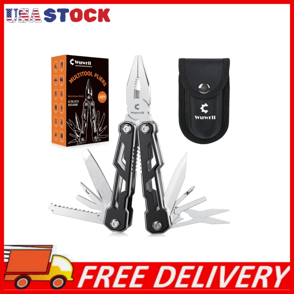 Multi-tool 16-in-1 Multitool Plier Folding Pocket Tool Bottle Opener Knife