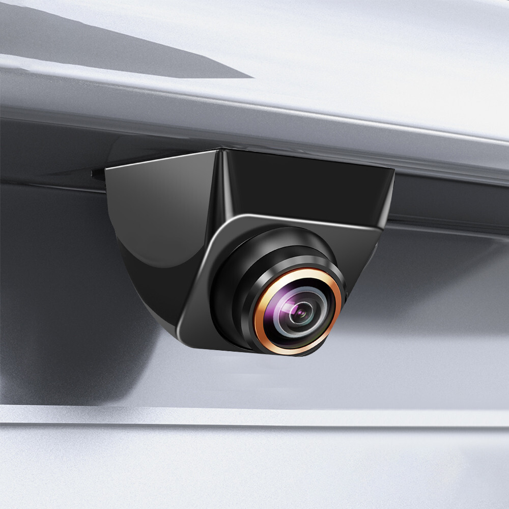 Car Backup Parking Rearview Camera Gold Fisheye Lens AHD CVBS Adjustable Angle
