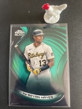 2022 Topps Chrome Black Baseball Ke’Bryan Hayes Green /99 Pirates 