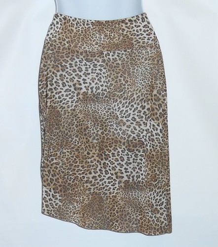 BCX Girl "Wild At Heart" Animal Print Skirt Brown L/12-14 NWT - Picture 2 of 2