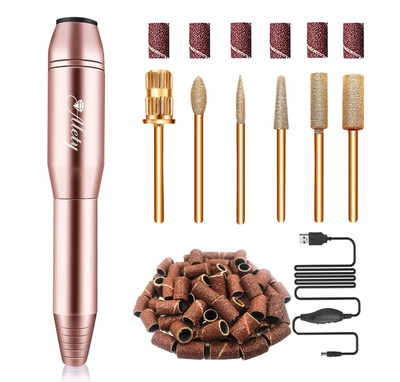 Maquina De uñas Acrilicas Kit Taladro Lima Para Manicura Pedicura Gel Recargable