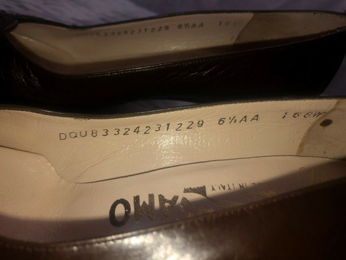VTG Salvatore Ferragamo Saks Fifth Avenue Brown Leather Heels Pumps Sz 6.5 AA - Picture 7 of 10