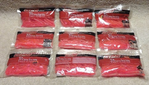 Bulk/Lot 9 packs of 35=315pcs GPS Soft Plastic Grubs 4 Inch Twister Tail Grubs - Picture 4 of 14