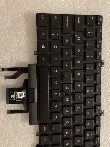 Dell Latitude 3400 5400 5401 5402 5410 Spanish Backlit Keyboard 9GG3W 09GG3W T8 - Picture 2 of 7