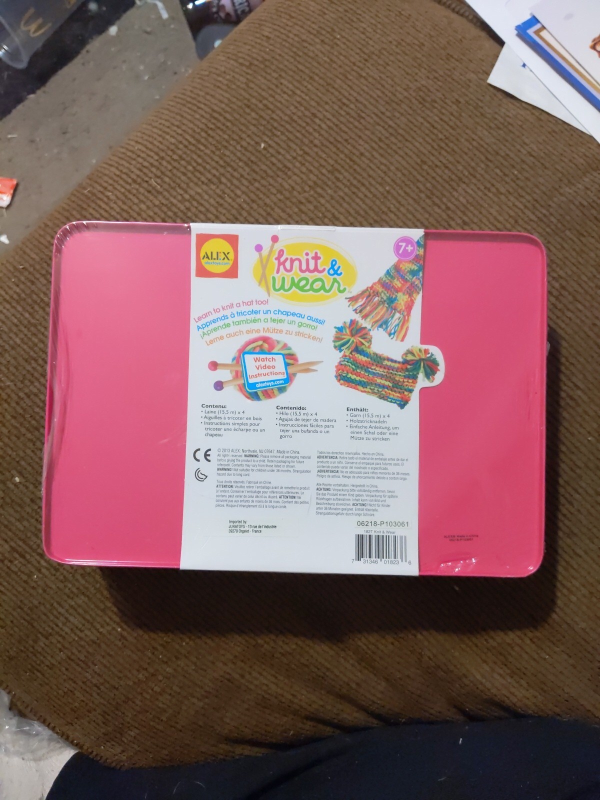 ALEX Toys DIY Wear Knit and Wear Yarn Crafts. New In Box Kid Gift Child Crafting
