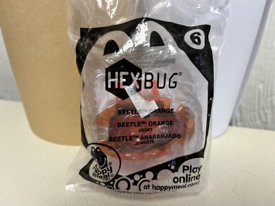 McDonald's Hex Bug 2013 Happy Meal Toy #6 Beetle Orange 12/12/24 M