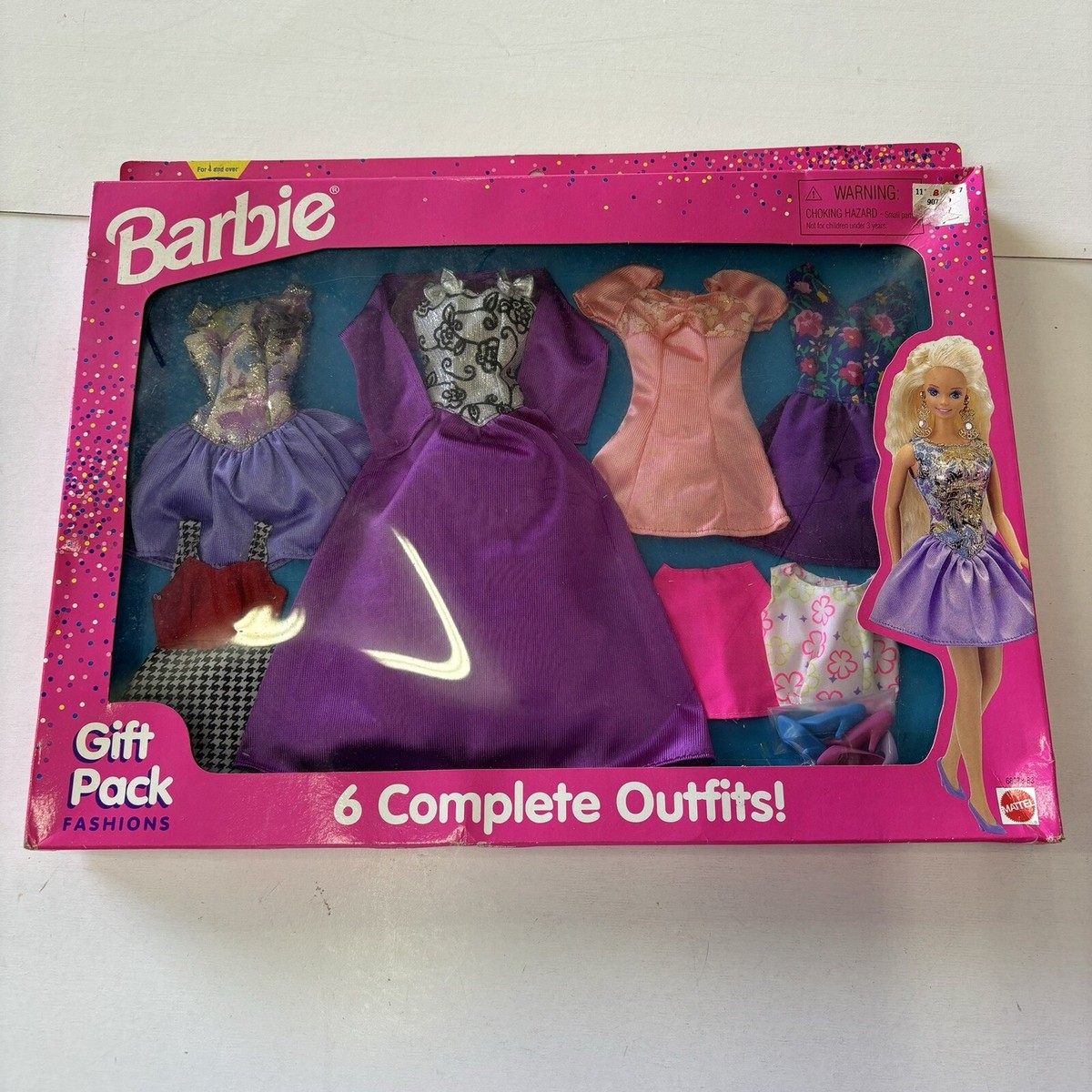1996 Barbie 6 Fashion Outfits Gift Pack 68073-86 NRFB RARE | eBay
