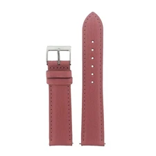 Rose Pink Leather Watch Band Quick Release Pins 16mm 18mm 20mm