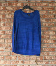 DKNY Jeans Blue Long Sleeve Sweater NWT