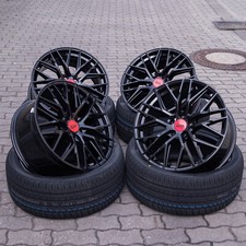 20 Zoll Alufelgen RS4 für BMW 3er E90 E91 E92 E93 F30 F31 F34 ET35 5x120 Schwarz