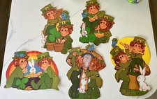 Vintage St Patrick  s Day Die Cut Set Of 5