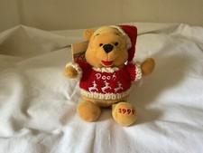 Disney Store 1999 Winnie the Pooh Winter Sweater Beanie 8 inch