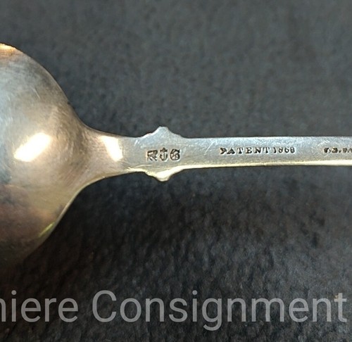 Antik Sterling Silber JE CALDWELL Gorham Efeu große Krokette Servierer 1865-68 - Bild 8 von 12