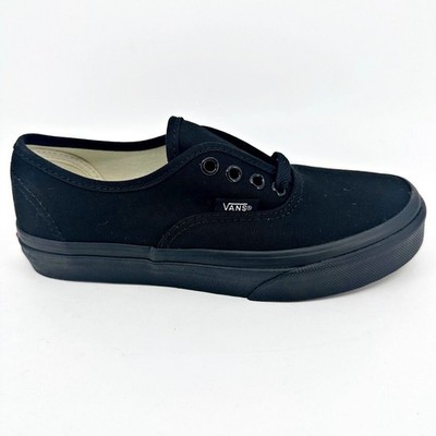 Vans Authentic Triple Black Classic Kids Shoes Casual  display picture 2