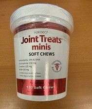 Joint Treats for mini dogs 120 Soft Chews 12/2026