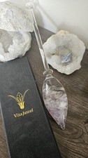 Vita Juwel Stab Edelsteine Neu Amethyst Rosenquarz Bergkristall Flora Limited Ed