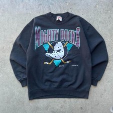Vintage 90s Mighty Ducks Hockey Sportswear Crewneck AN65417