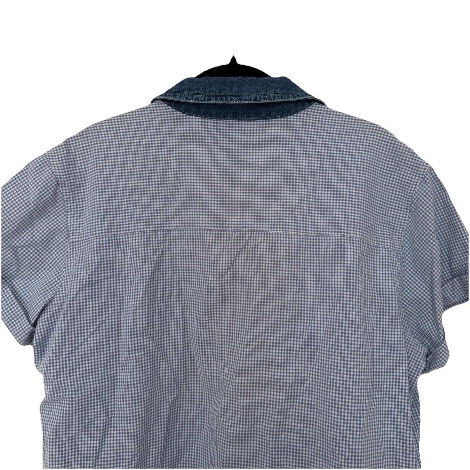 Vintage Basic Editions Gingham Embroidered Button… - image 6