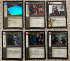 LOTR TCG Lot: 6 FOIL Dwarven culture cards from Fellowship Block (Decipher)