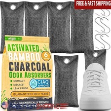 Reusable Charcoal Shoe Odor Absorbers Safe Pets Moisture Eliminator Bags New