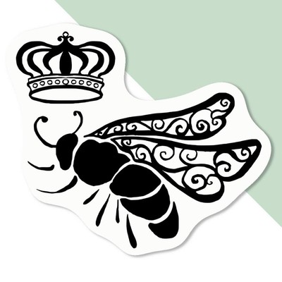 Aufkleber Sticker ''Bienenkönigin'' (DW009850)