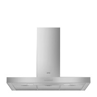 Smeg 90cm Slimline Chimney Cooker Hood - Stainless Steel KBT900XE