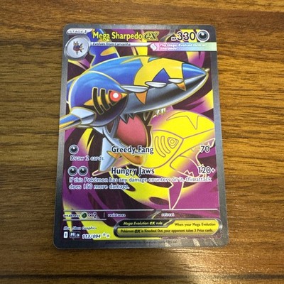 Mega Sharpedo Ex ENGLISH 113/094 Phantasmal Flames | eBay