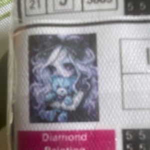 Diamond Craft Kit DPO011-1 (MPN DPO011-1) 30x40cm, Design Shown gothic girl 