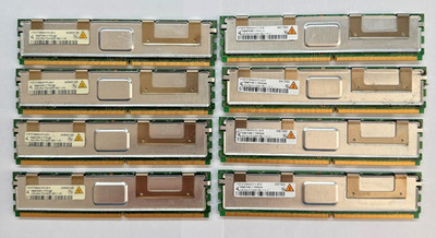 Qimonda 16GB (8x2GB) DDR2-667 PC2-5300F ECC FullyBuff HYS72T256420HFN-3S  1196