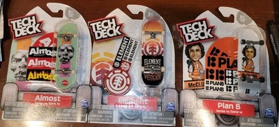 Tech Deck Lot Of 3 New Sealed From Almost, Element, Plan B New