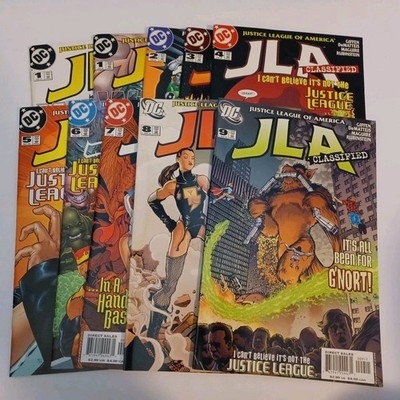 Lot Of 10 JLA #1 - #9 w/ #1 Variant Cover Comic Books Justice League America