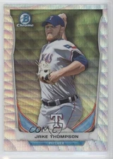 2014 Bowman Draft Top Prospects Chrome Silver Wave Refractor /25 Jake Thompson