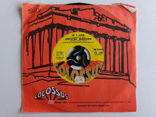 CRYSTAL MANSION CAROLINA IN MY MIND COLOSSUS CS 128 FOLK PSYCH USA - Foto 3 di 3