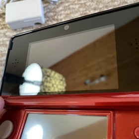 NICE Nintendo 3DS Handheld System - Flame Red With Stylus And Charger USA Ver
