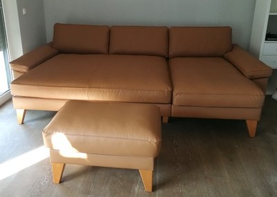 Polstereianfertigung Big Sofa xxl 285 cm Lang, Tiefe 168 cm