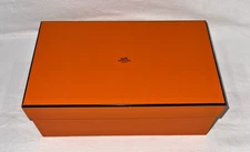 HERMES Authentic Empty Gift Box & Ribbon 14X8X5 - Ships Fast & Perfect for Gifts