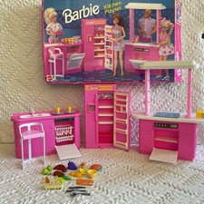 Barbie Kitchen Playset 7472 Appliances Accessories Box 1992