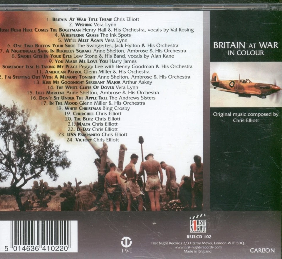 Verschiedene Künstler Britain At War In Colour CD UK First Night 2000 REELCD102 - Bild 2 von 3