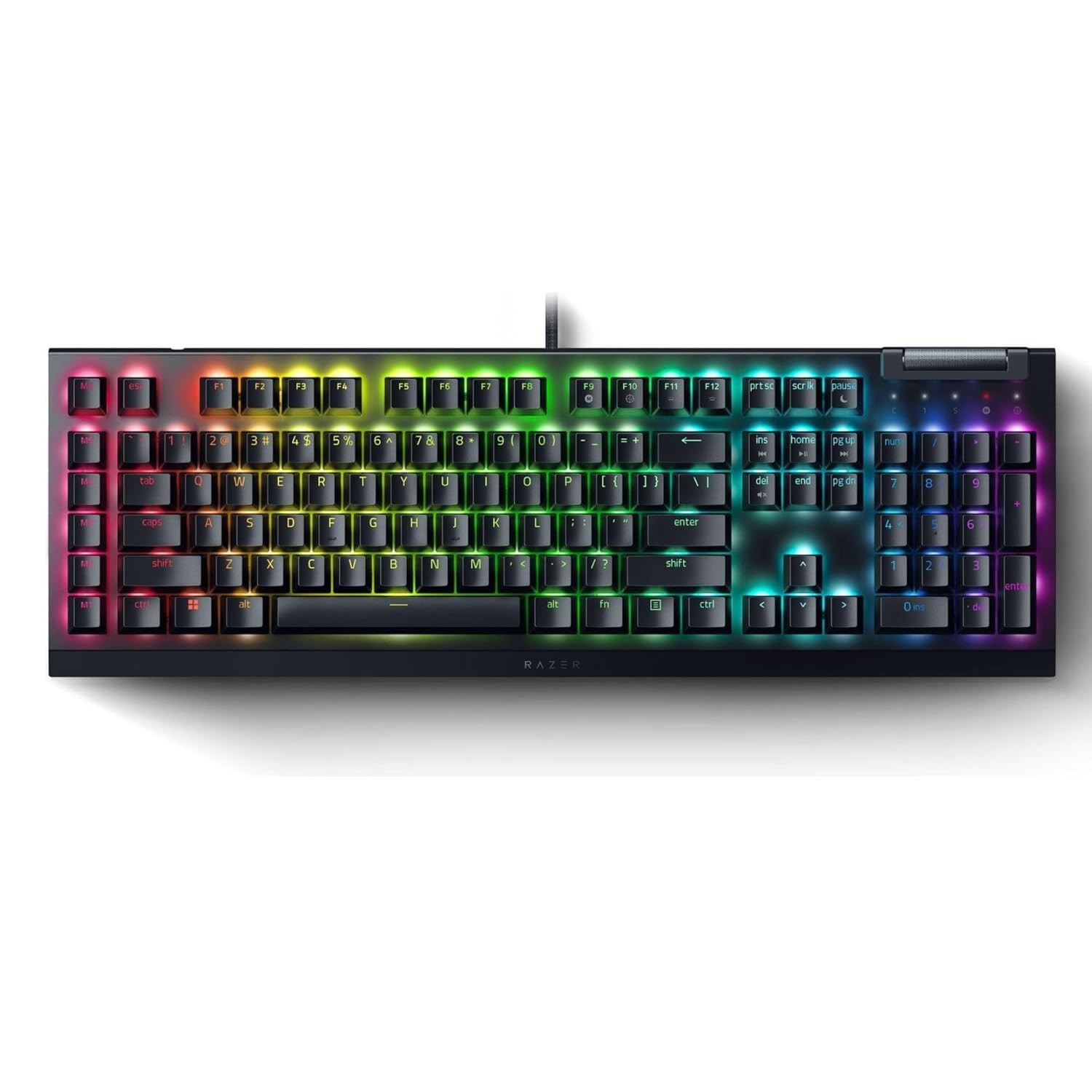 Razer BlackWidow V4 X RGB Mechanical Keyboard Yellow Linear Switch PC