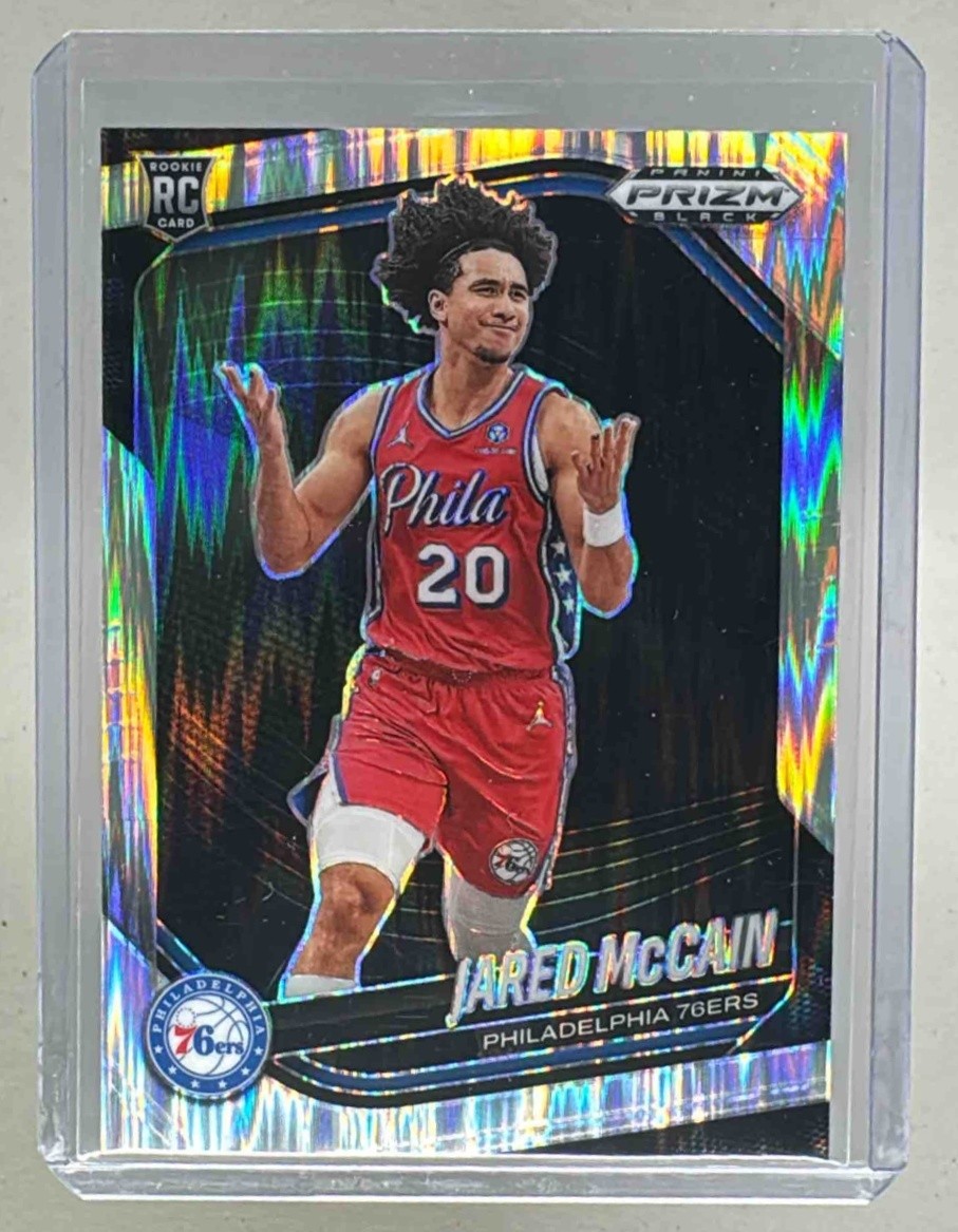 Jared McCain 2024 Panini Prizm Black #80 Skewed Rookie RC /249