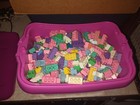 Vintage Tote Of Legos — photo 3