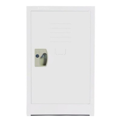 AdirOffice ALHI62902WHI Steel Storage Locker 1 Compartment 15 x 15 x 24 in. W...