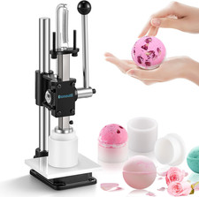 Bath Bomb Press Machine-Heavy Duty Bath Bomb Machine with Mold Kit Adjustable He