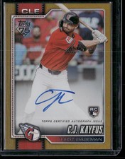 2026 Topps C.J. Kayfus #35 Real One Auto Gold Foil 42/50 RC Guardians