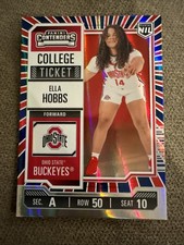 2025 Panini Nil the Ohio State University -  Ella Hobbs #26 Red White & Blue