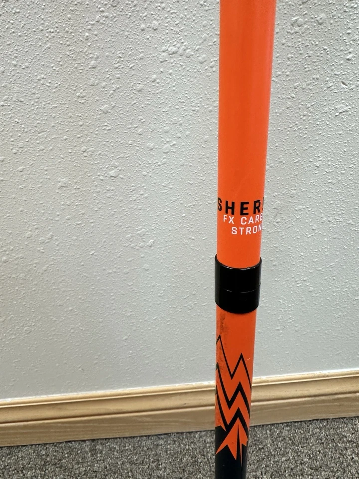 LEKI Sherpa Carbono Fuerte Bastones de Esquí de Fondo Bastones Splitboard Naranja Foto 3 de 4