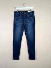 NWT American Eagle Women's Jegging Jeans Stretch Size 12 Long Dark Wash